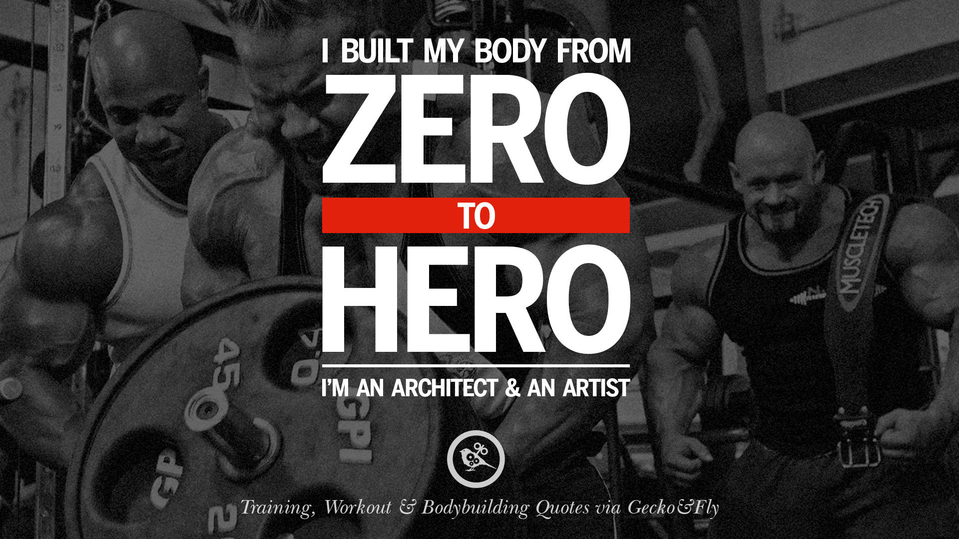 Kutipan Motivasi Untuk Body Building - Build My Body Zero To Hero - HD Wallpaper 
