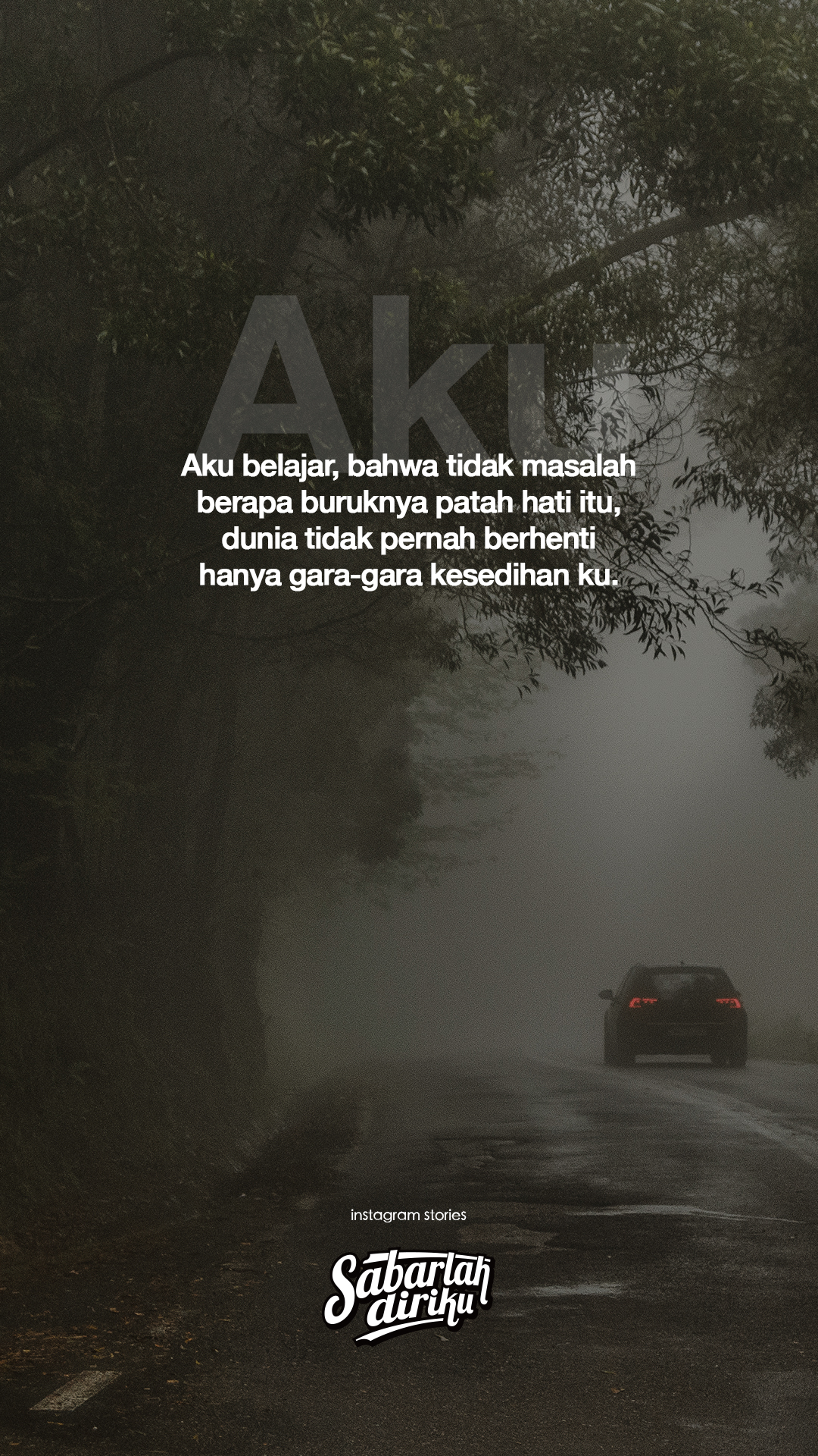 Sabarlah Diriku - HD Wallpaper 