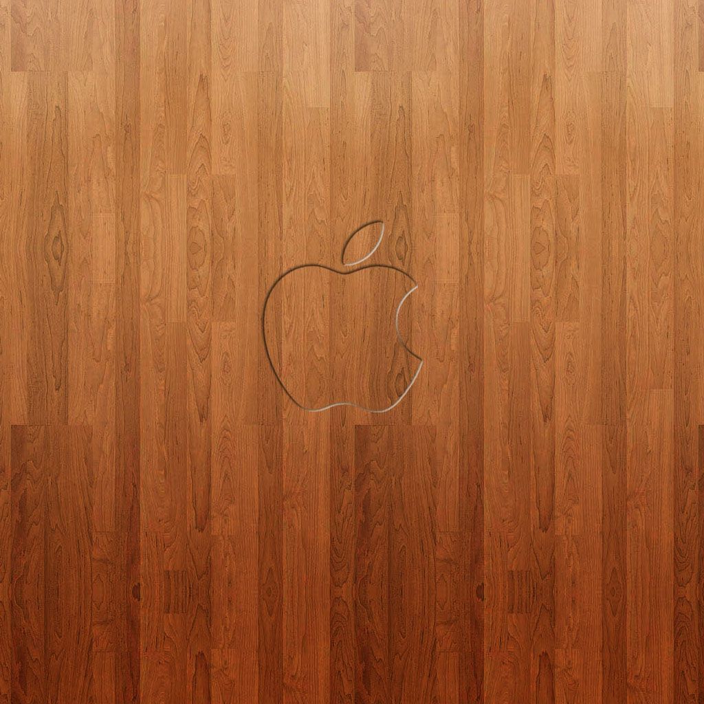 High Resolution Ipad Wallpapers, Cavan Leyborne - Apple Logo Wood Hd - HD Wallpaper 