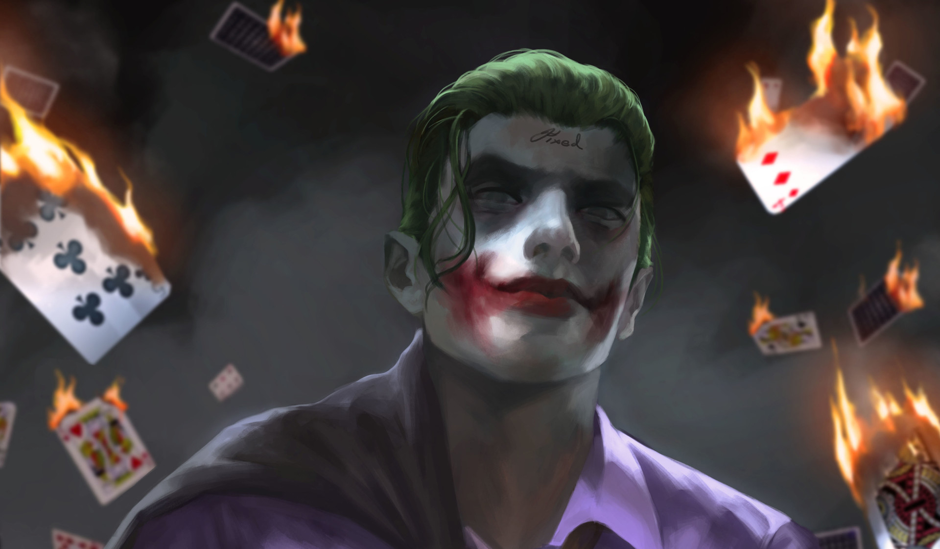 Hd Fire Joker 1920x1121 Wallpaper Teahubio