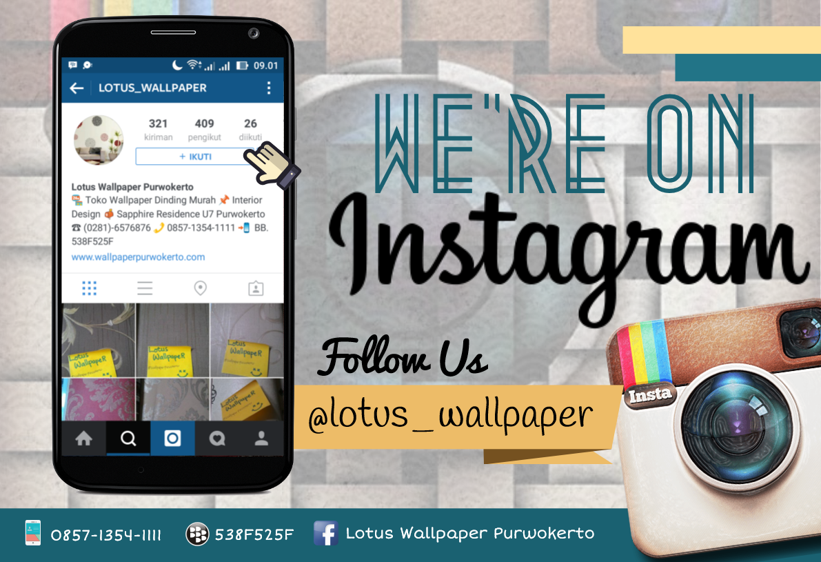 Lotus Wallpaper Purwokerto Campaign - Iphone - HD Wallpaper 