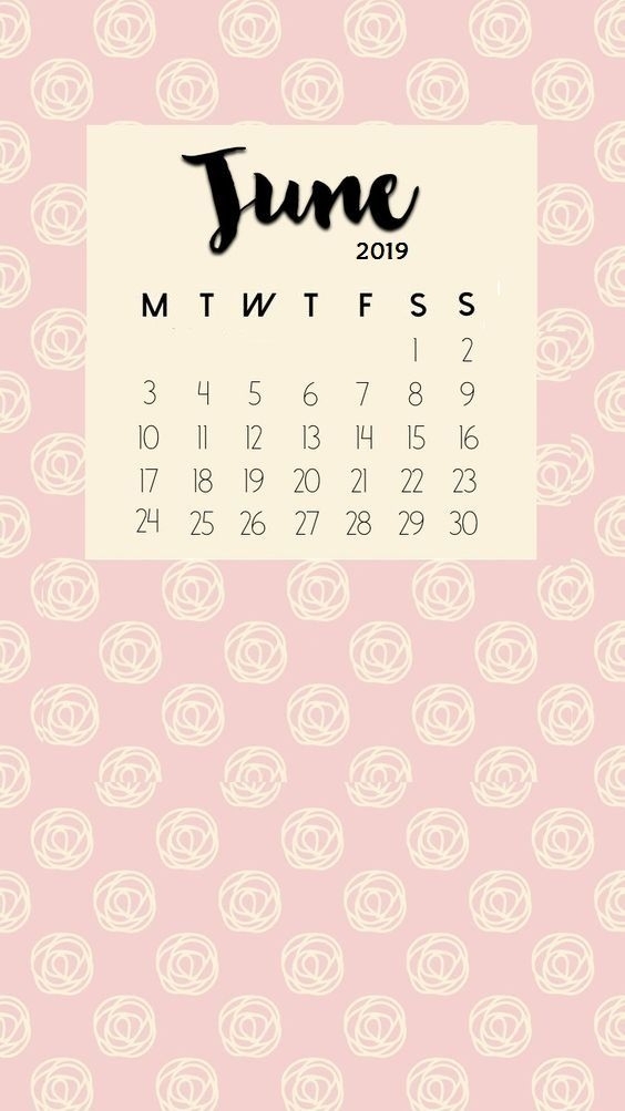 June 2019 Calendar Background - HD Wallpaper 