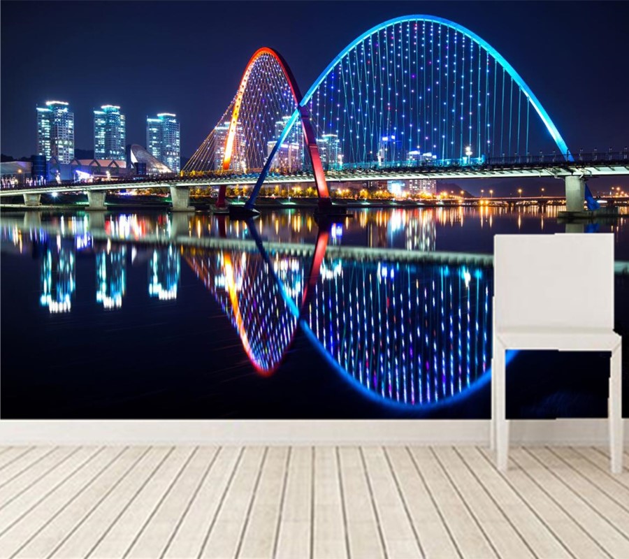 Rainbow Bridge South Korea - HD Wallpaper 