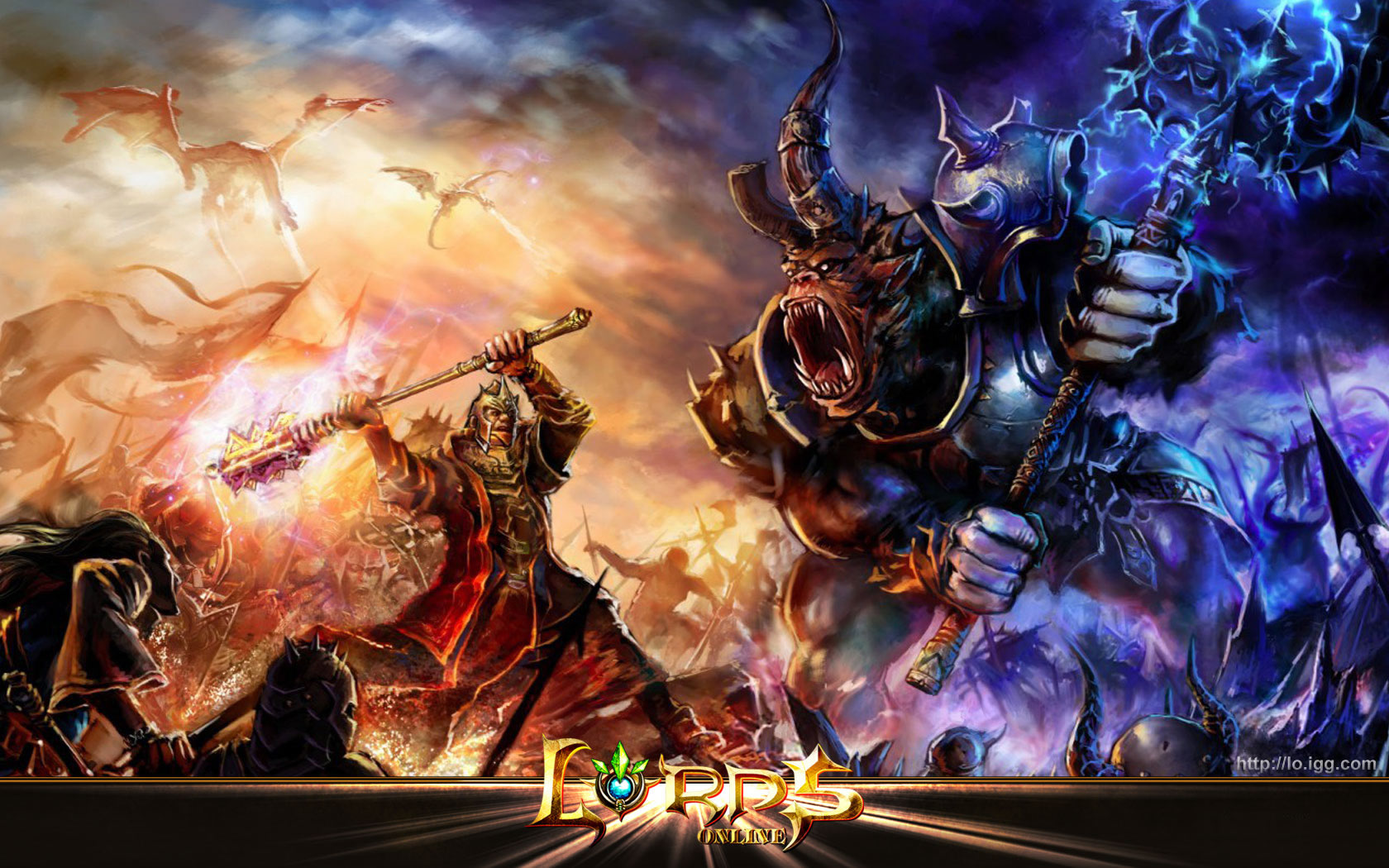 Online Chaos Wide Wallpaper - Lords Online - HD Wallpaper 