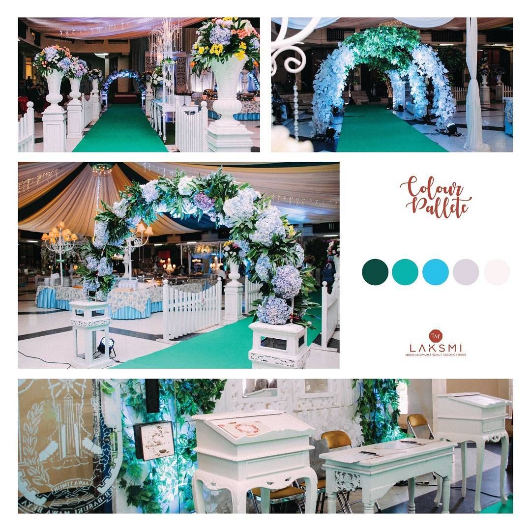 Dekorasi Pernikahan Warna Hijau Tosca - HD Wallpaper 