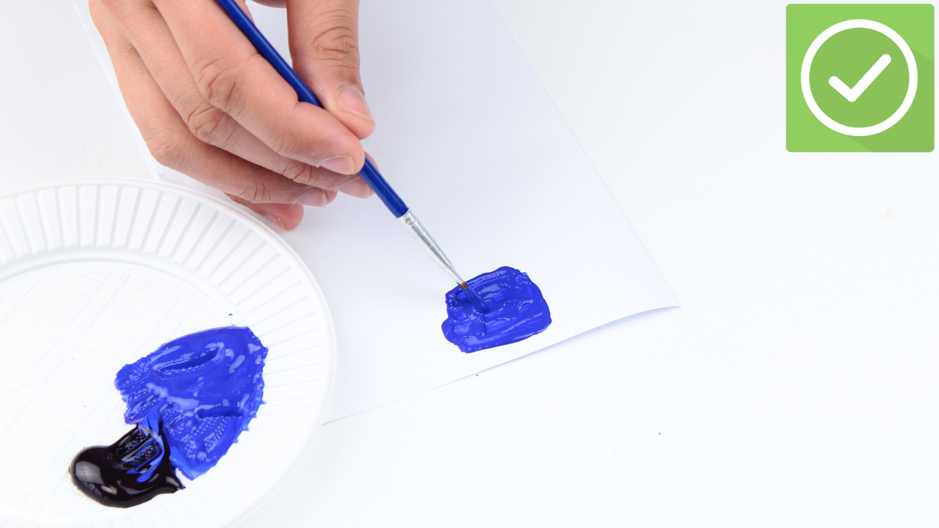 Image Titled Mix Colors To Make Dark Blue Step - Two Colors Mix To Make Dark Blue - HD Wallpaper 