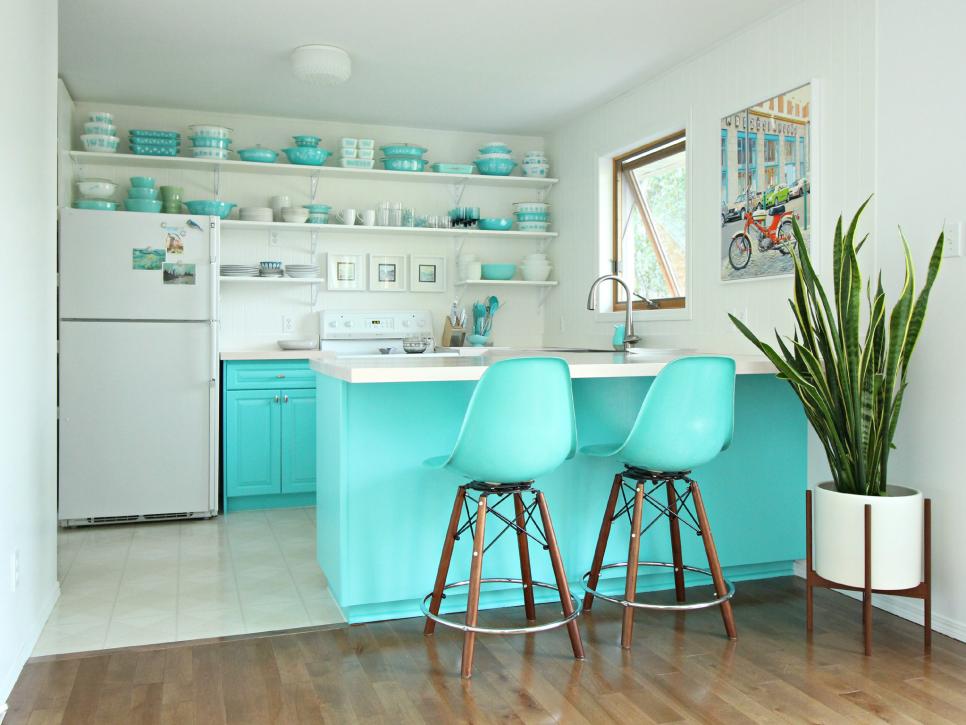 Simple Kitchen Design No Cabinet - HD Wallpaper 
