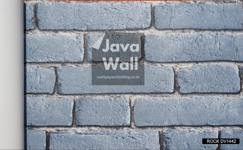 Wallpaper Dinding Rock Dv1442, Motif Batu Bata Warna - Dv 1445 - HD Wallpaper 