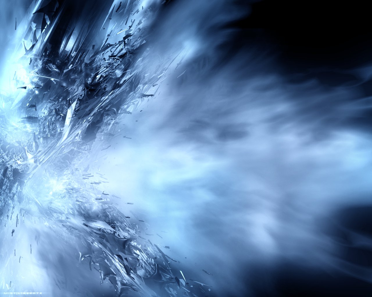 Abstract Ice Wallpaper Hd - HD Wallpaper 