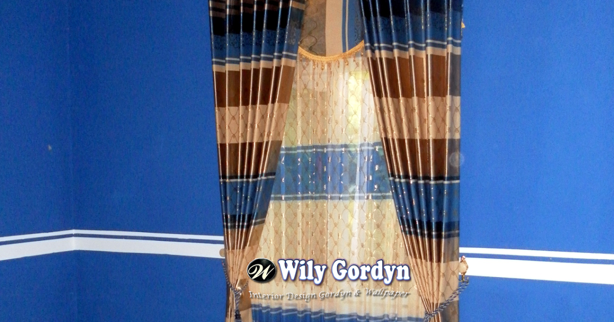 Warna Gorden Buat Dinding Biru - HD Wallpaper 