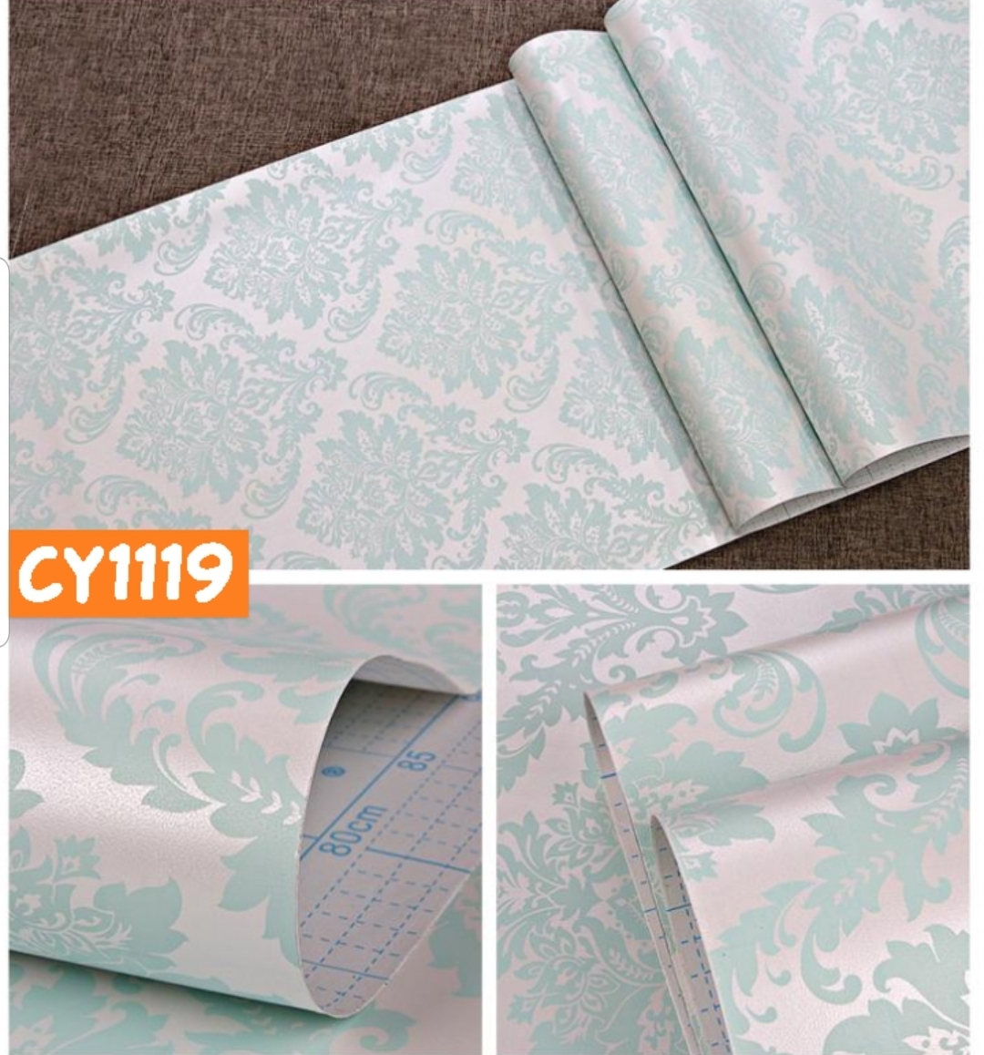 Cy1116 Batik Blue Tosca 10 M X 45 Cm Wallpaper Stiker - Cy1119 - HD Wallpaper 