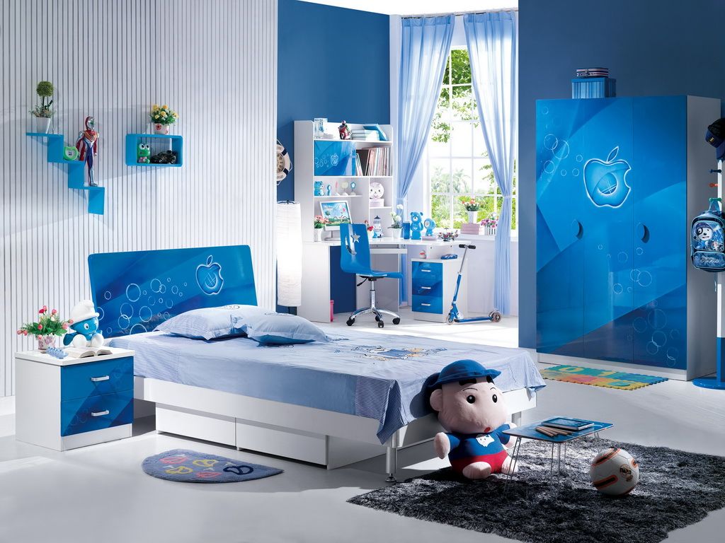 Desain Kamar Tidur Anak Warna Biru Sobat Interior Rumah 1024x768 Wallpaper Teahubio