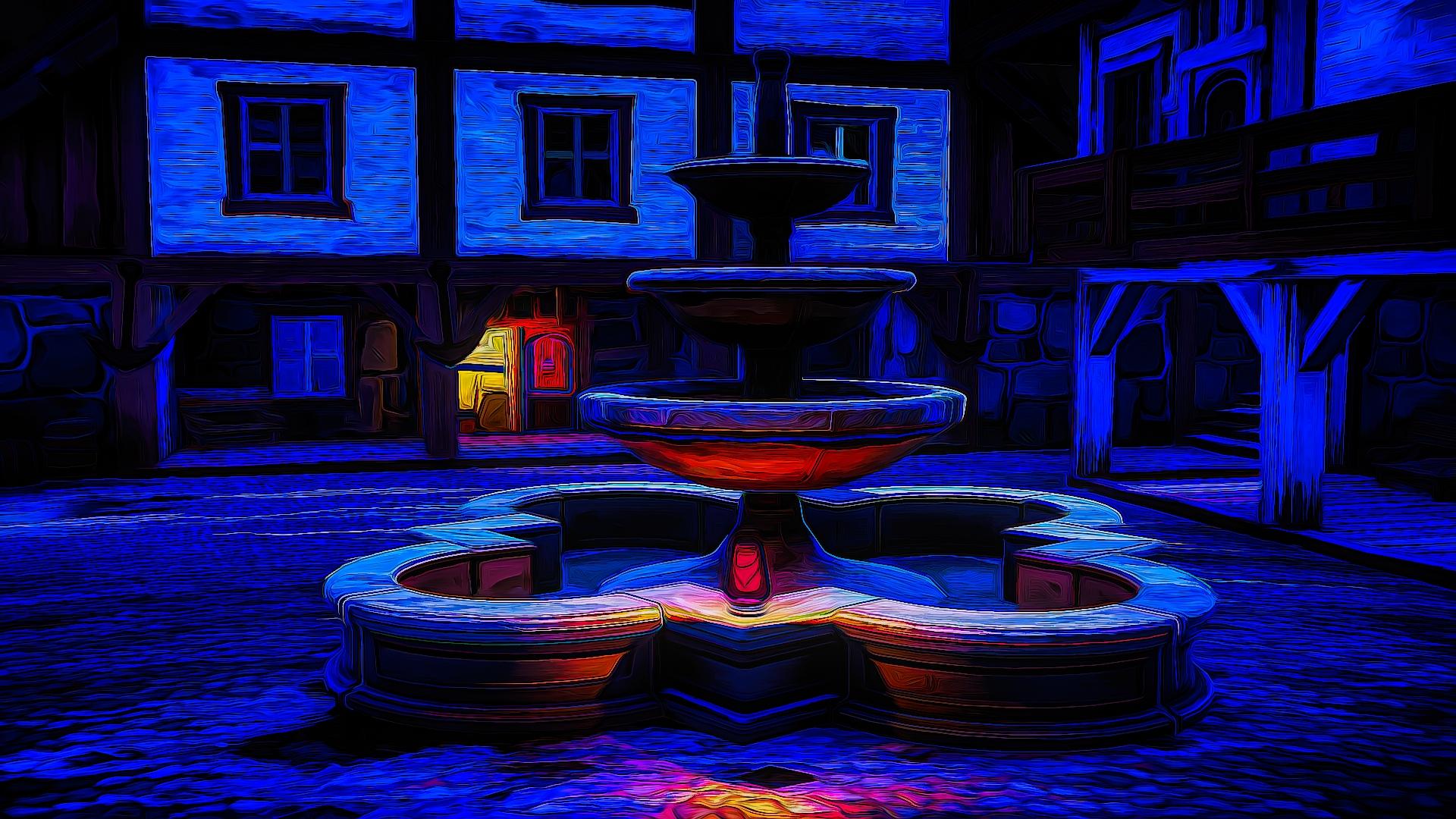 Fortnite Season 8 Wallpapers - Fountain - HD Wallpaper 