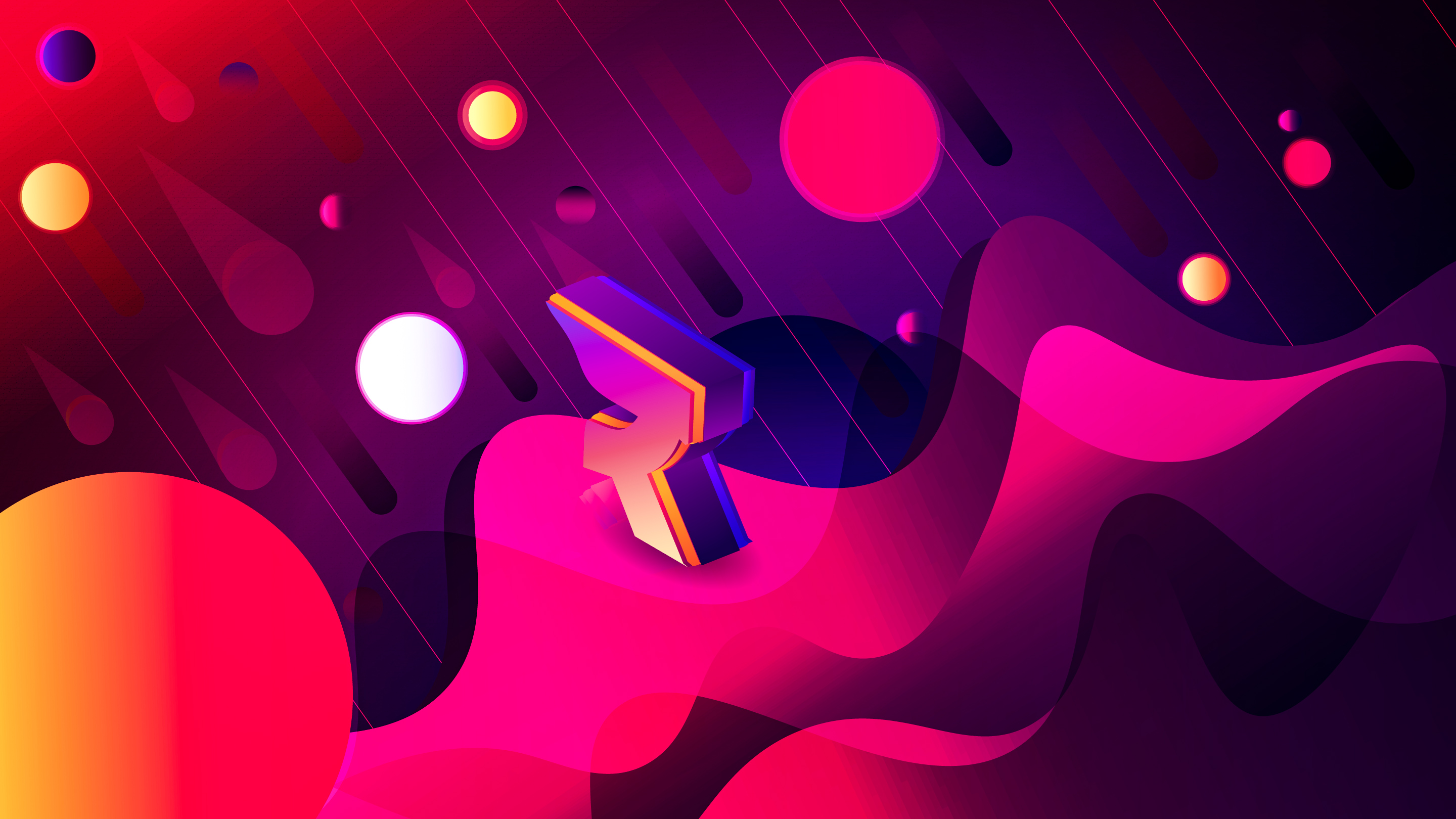 Abstract Vector Background 4k - 2880x1620 Wallpaper 