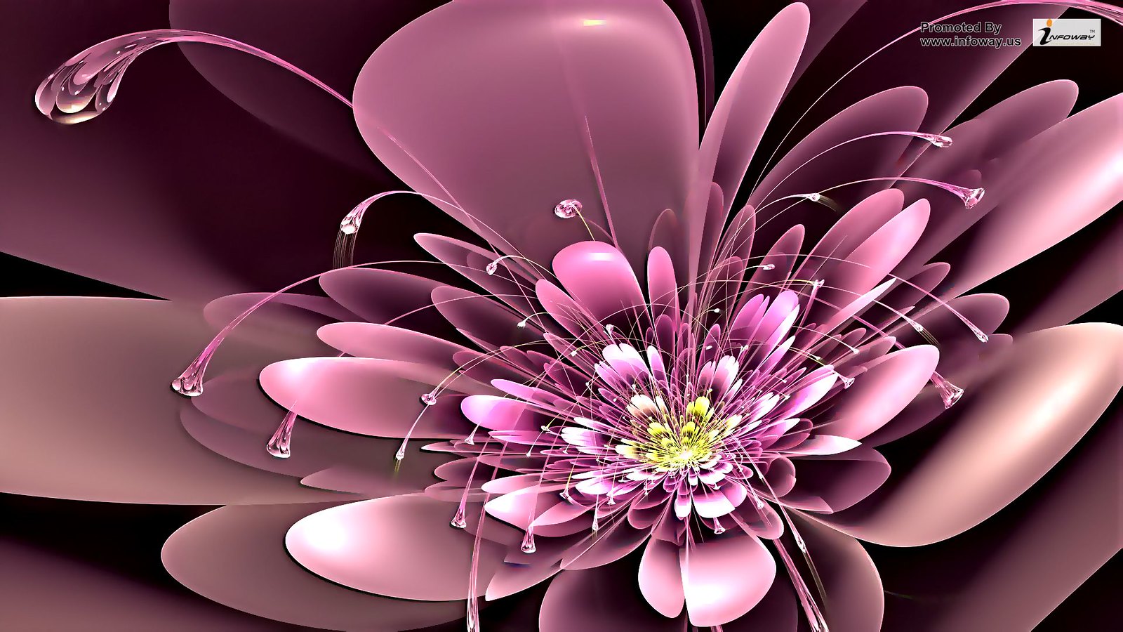 Hd 3d Pink - HD Wallpaper 