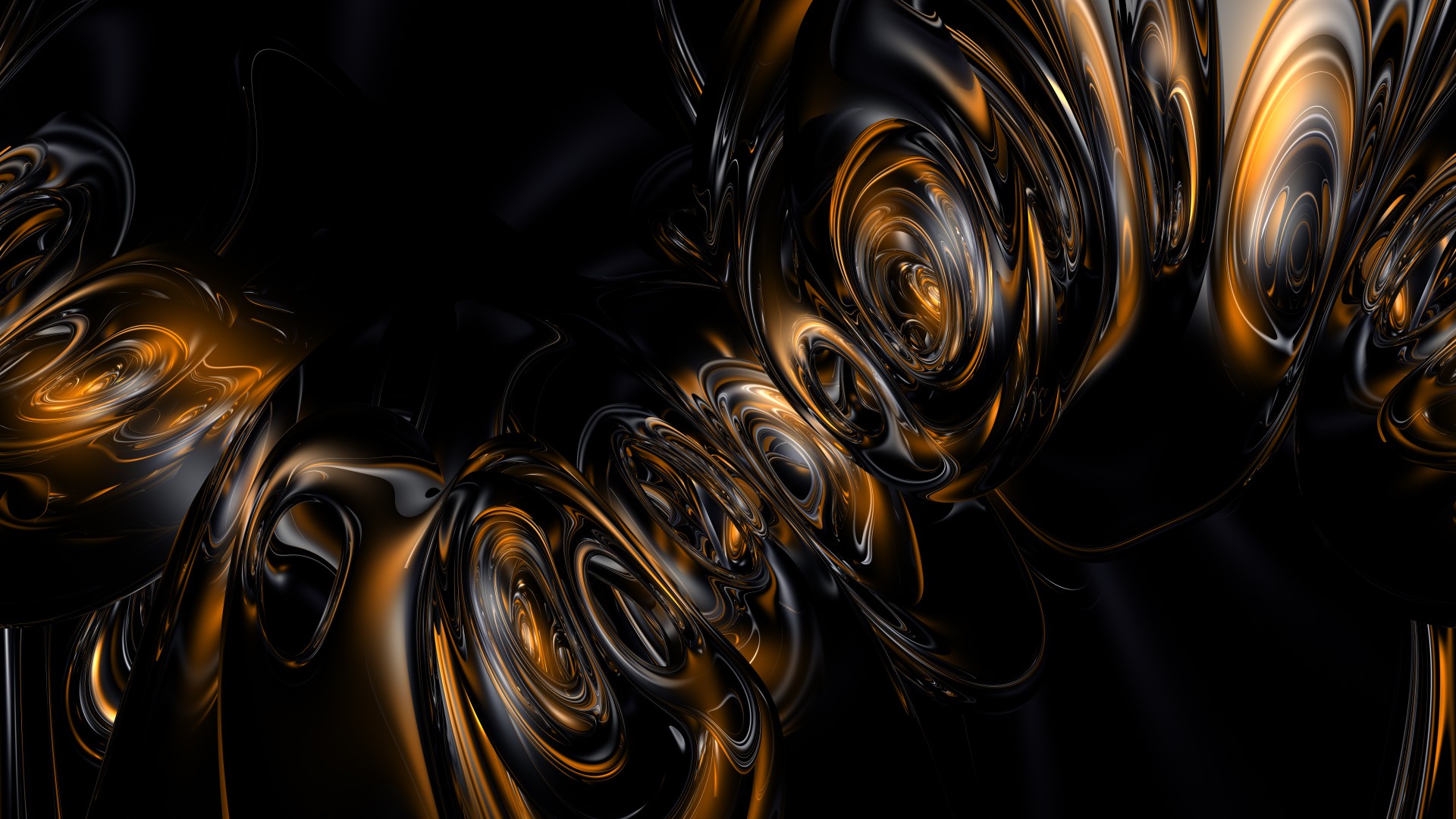 Black And Orange Wallpapers Abstract - HD Wallpaper 