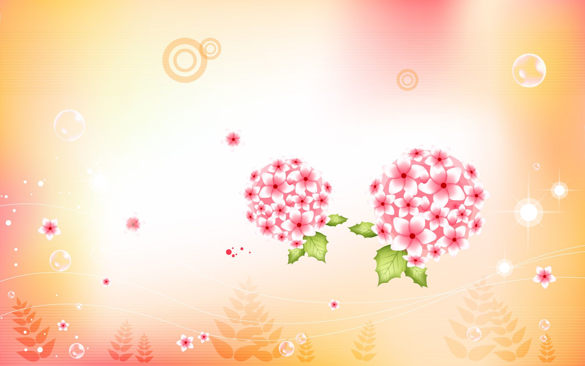 Abstract Flowers 1205 Wallpaper - Flower Background Designs Hd - HD Wallpaper 