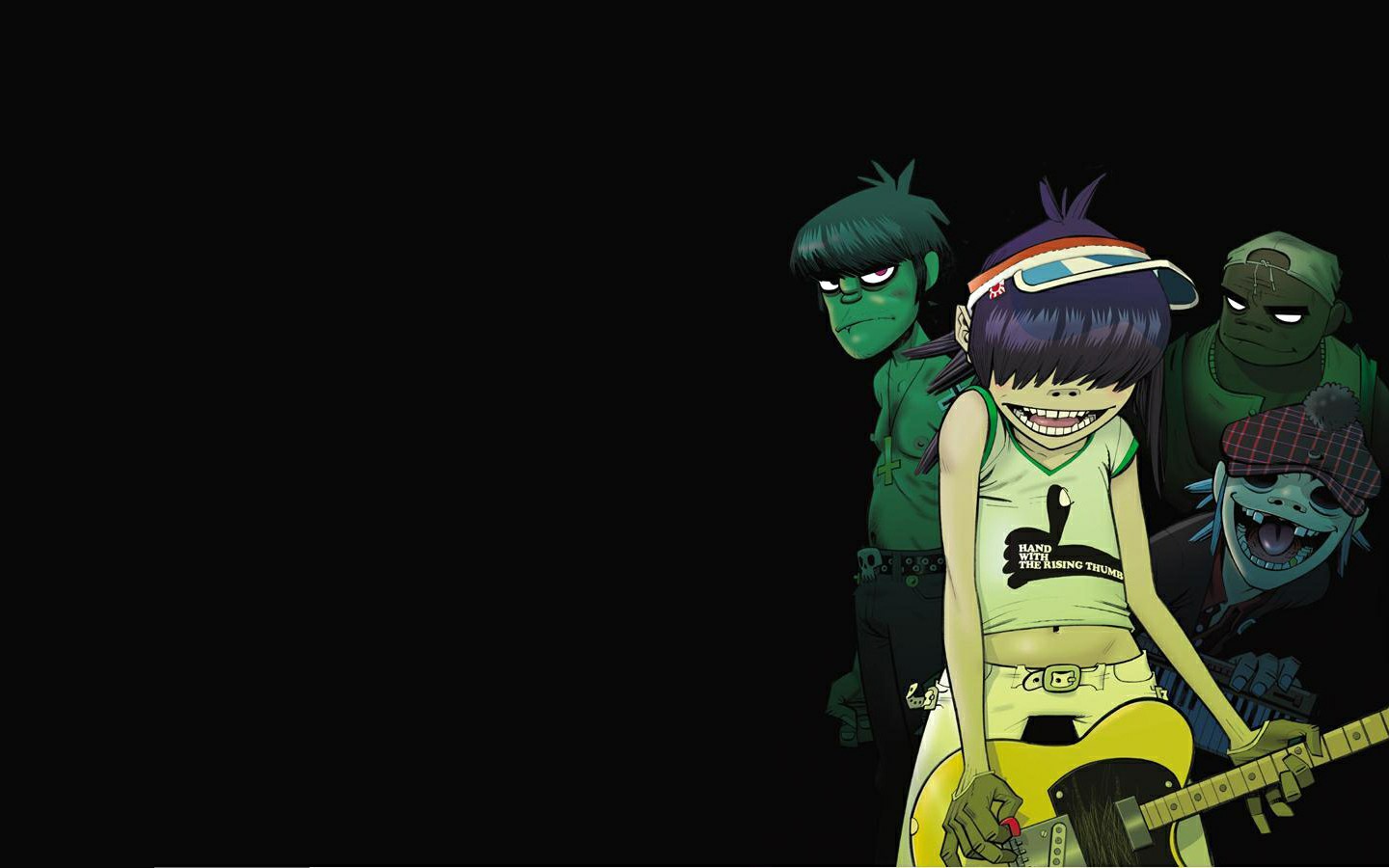 D Violin And Music Wallpaper Hd D And Abstract Wallpapers - Gorillaz Plastic Beach - HD Wallpaper 