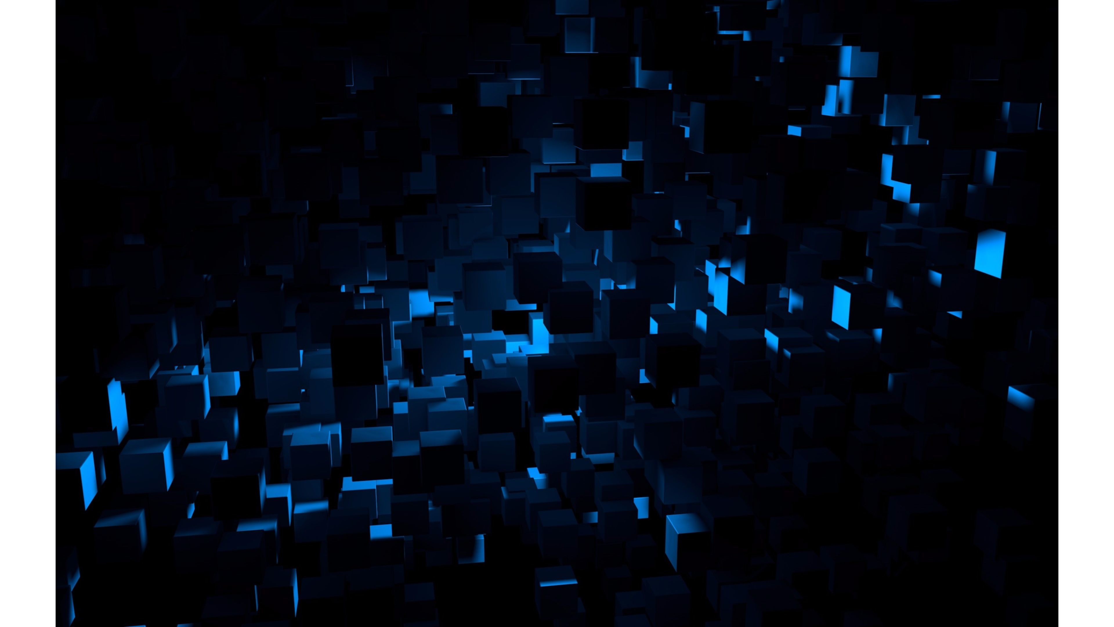 Wallpapers 4k Abstract Wallpaper Blue And Black 4k - 4k Wallpaper