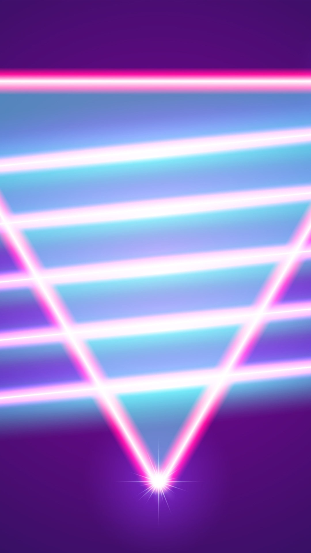 Iphone Wallpaper Neon Triangle, Abstract Light - Neon Triangle - HD Wallpaper 