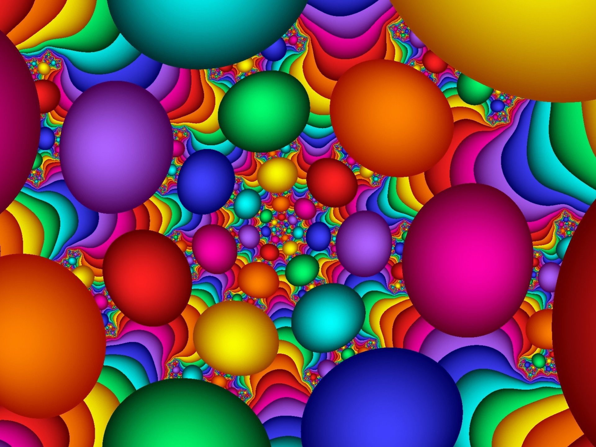 Colorful Balloons Background Hd - HD Wallpaper 
