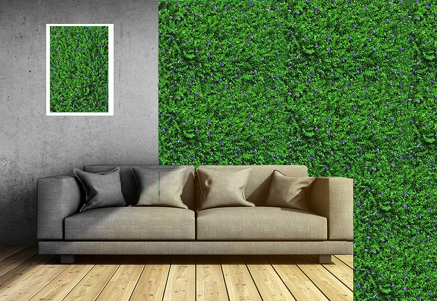 Artificial Grass Decoration Wall - HD Wallpaper 