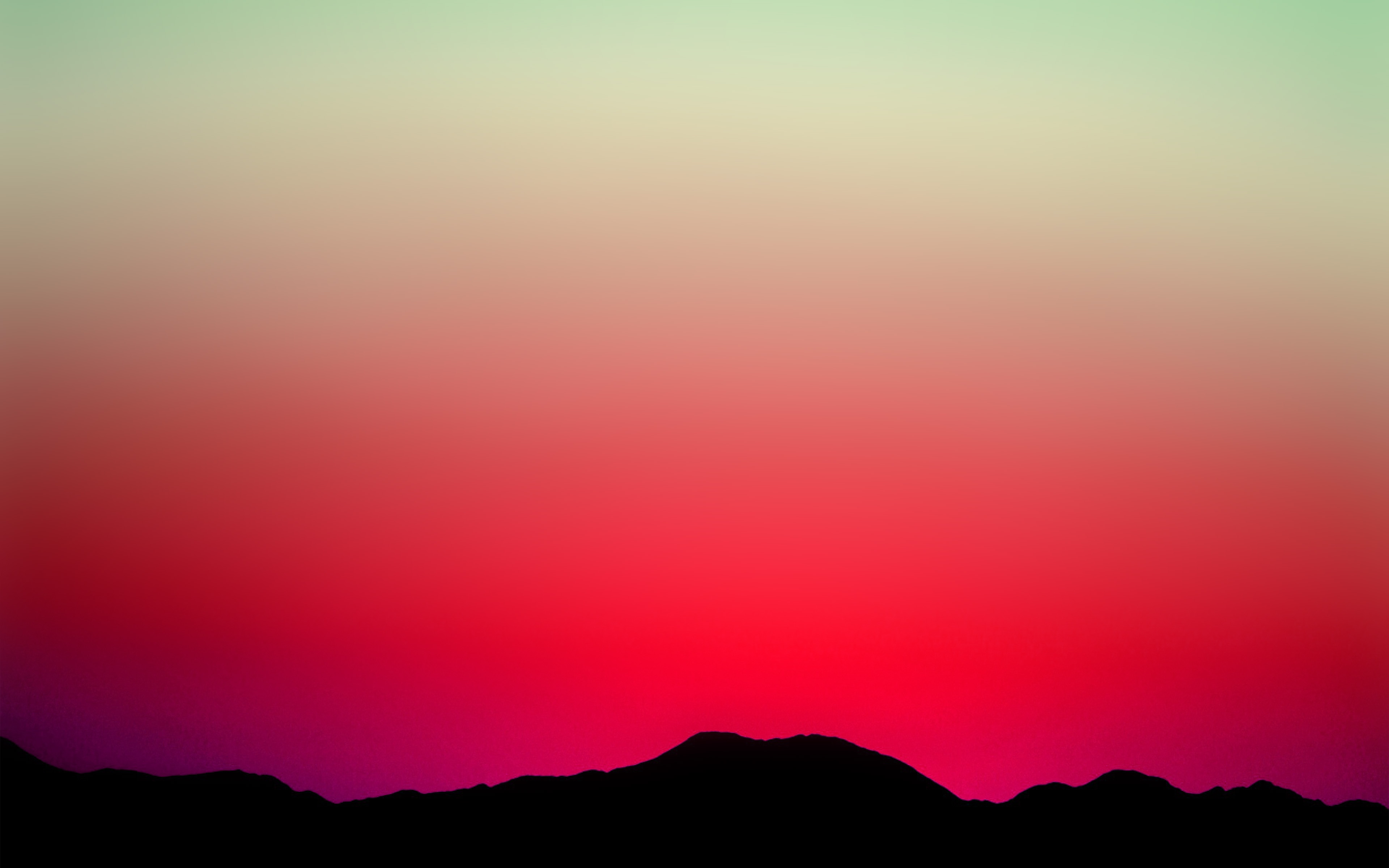 Green Sunset - HD Wallpaper 