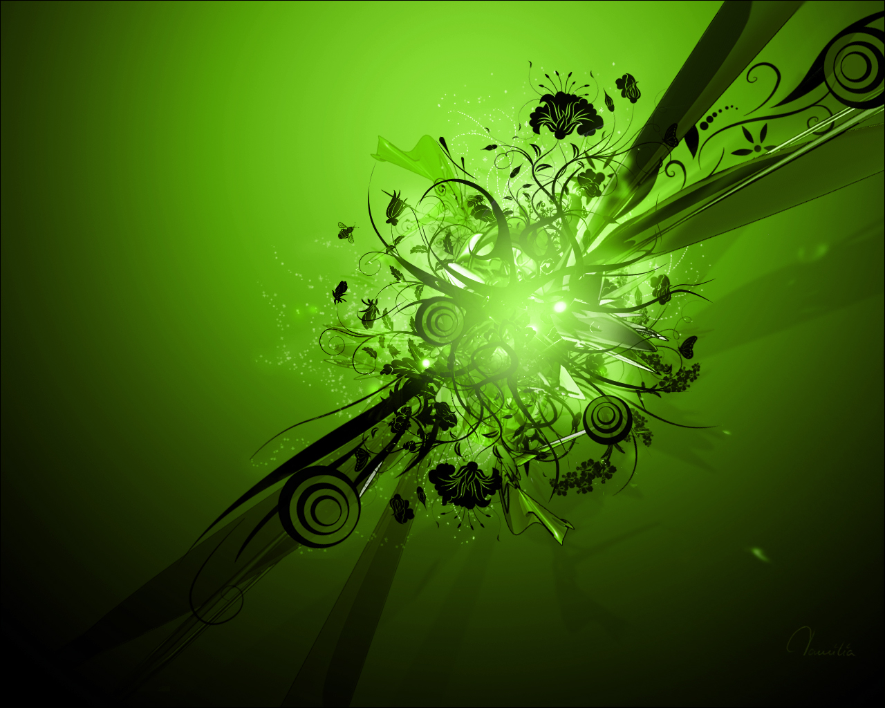 Best Green Wallpaper Hd - Cool Black And Lime Green Background - HD Wallpaper 