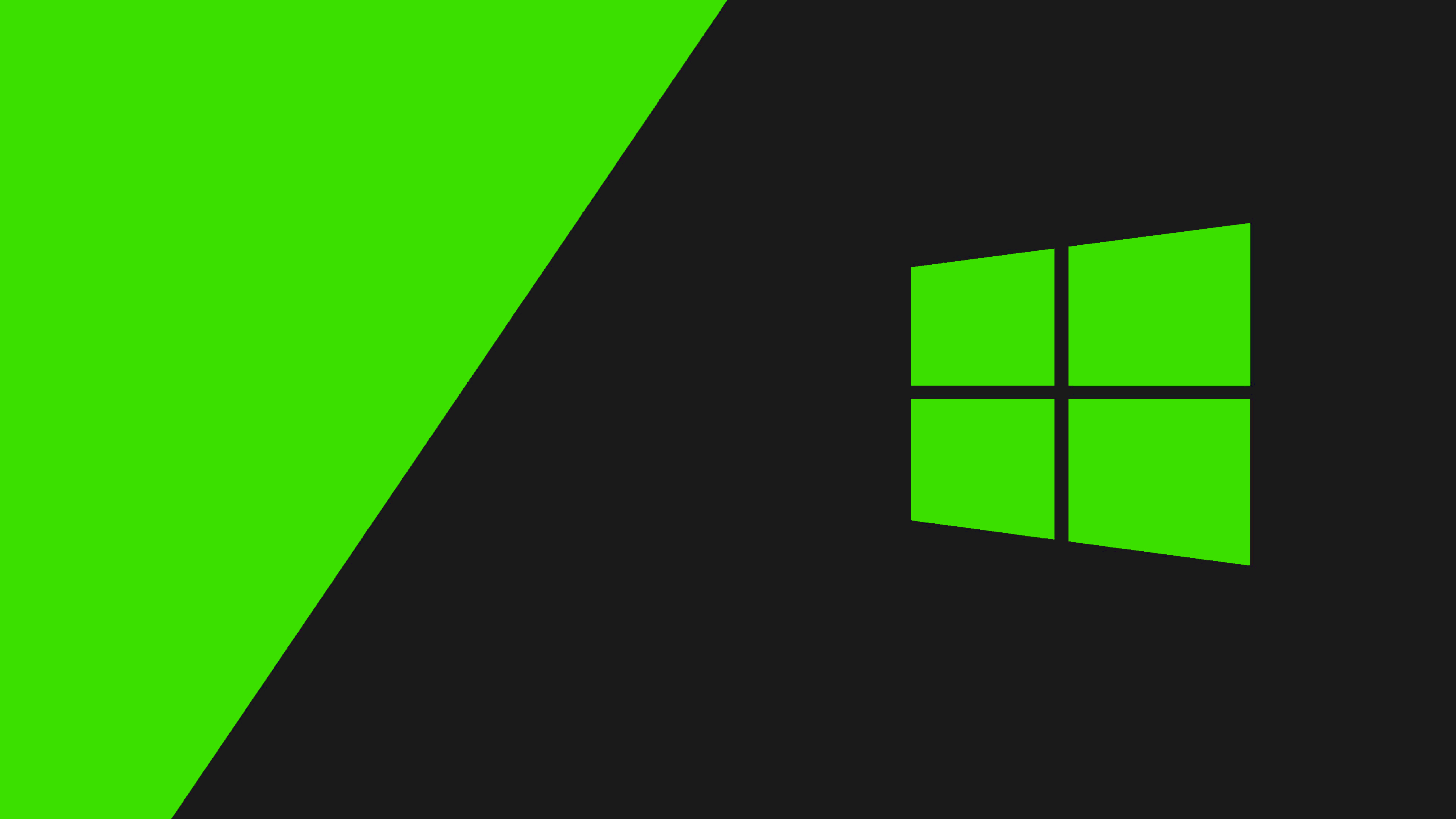 Windows 10 Background Green - HD Wallpaper 