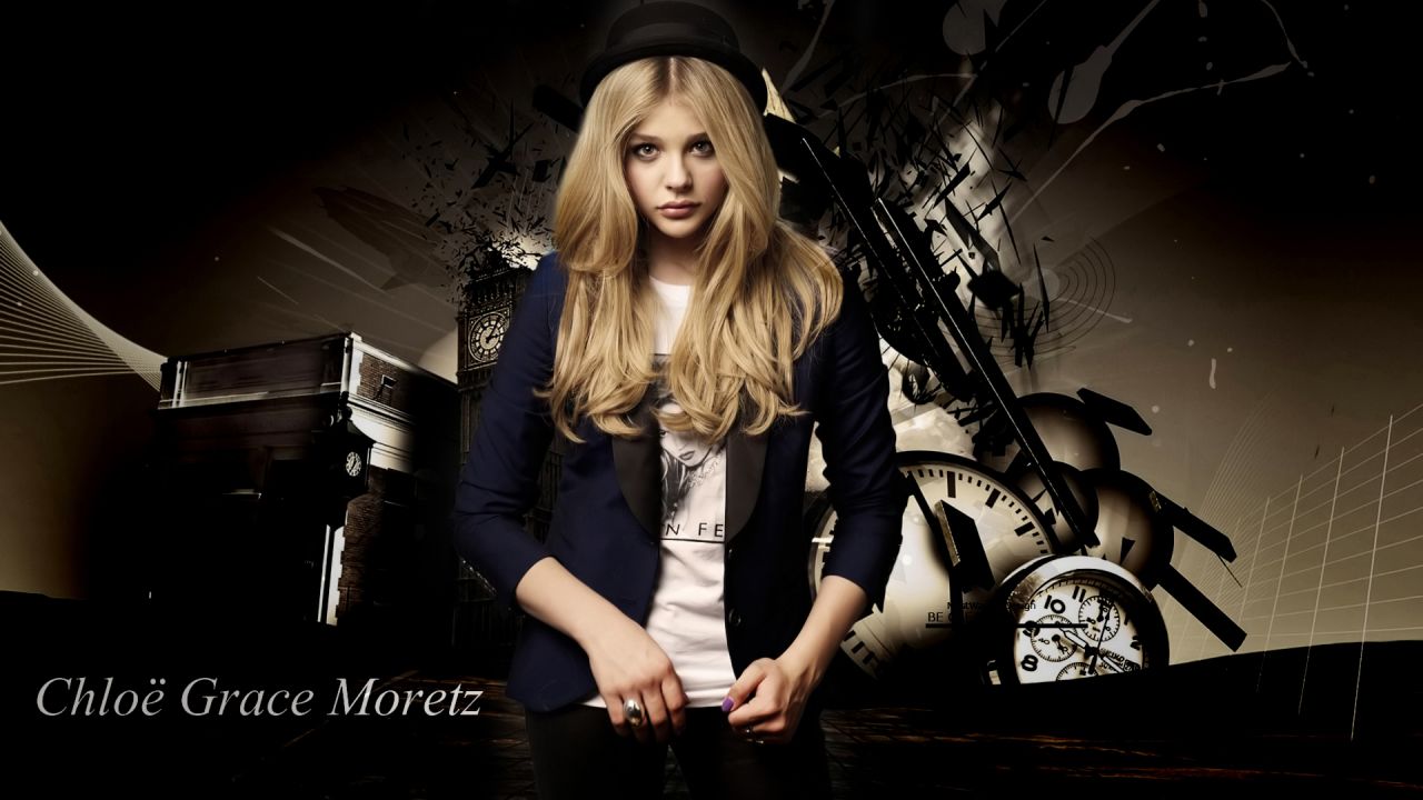 Chloe Moretz Wallpaper Dark Hd - HD Wallpaper 