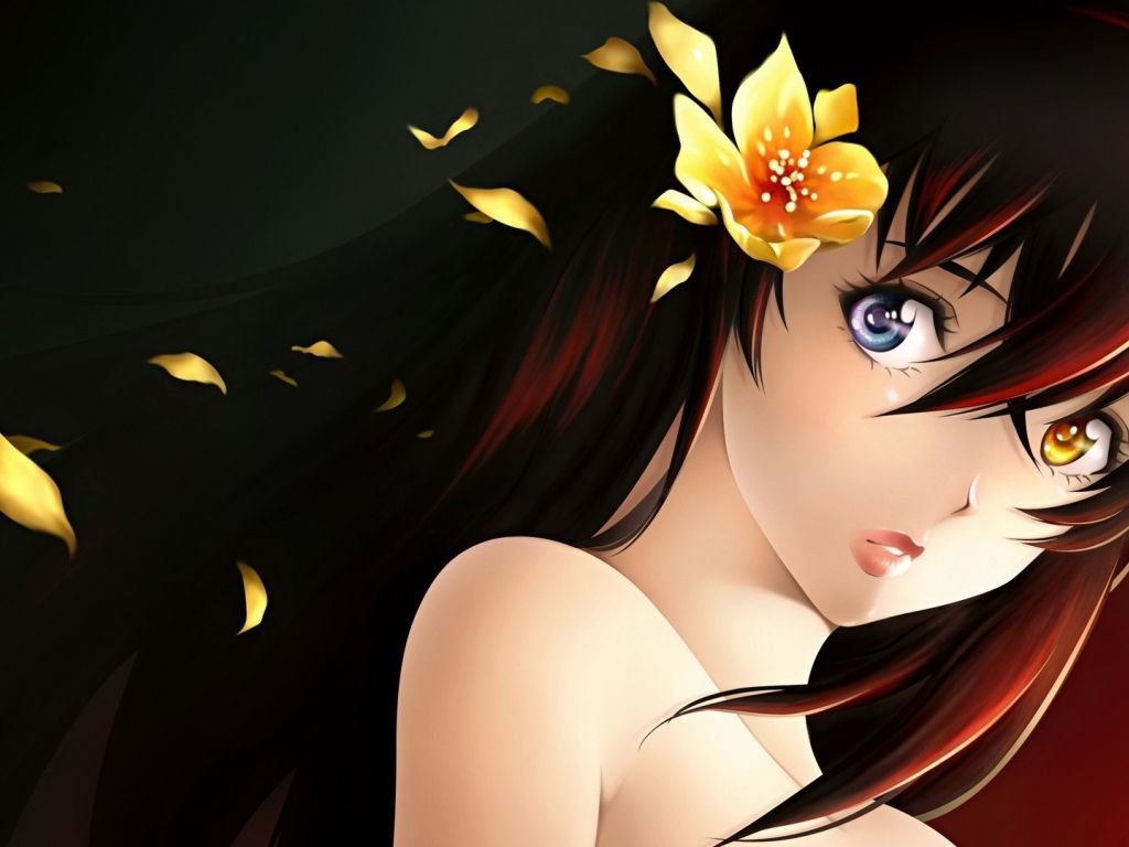 Beautiful Girl Image Animated - 1024x768 Wallpaper 