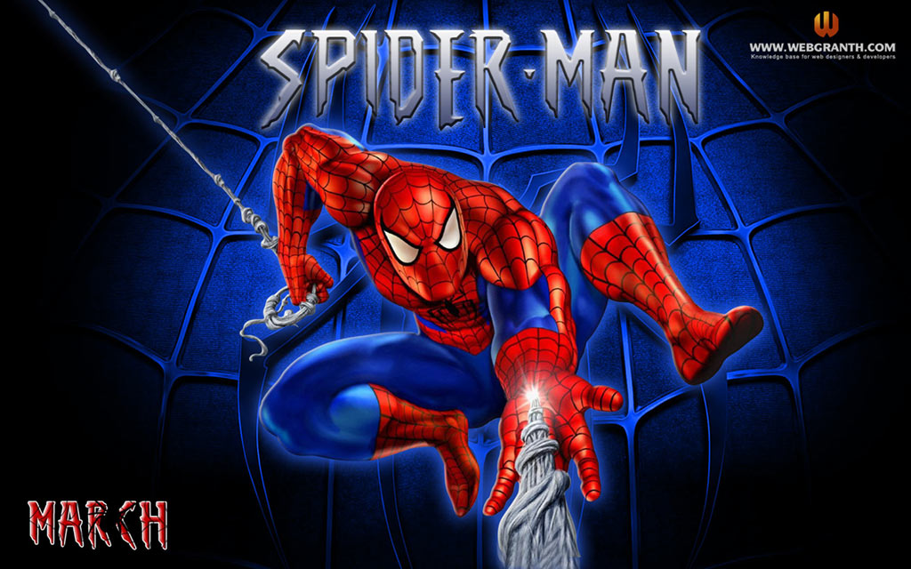 Spider Man Cartoon Wallpaper - Spiderman Background High Resolution - HD Wallpaper 