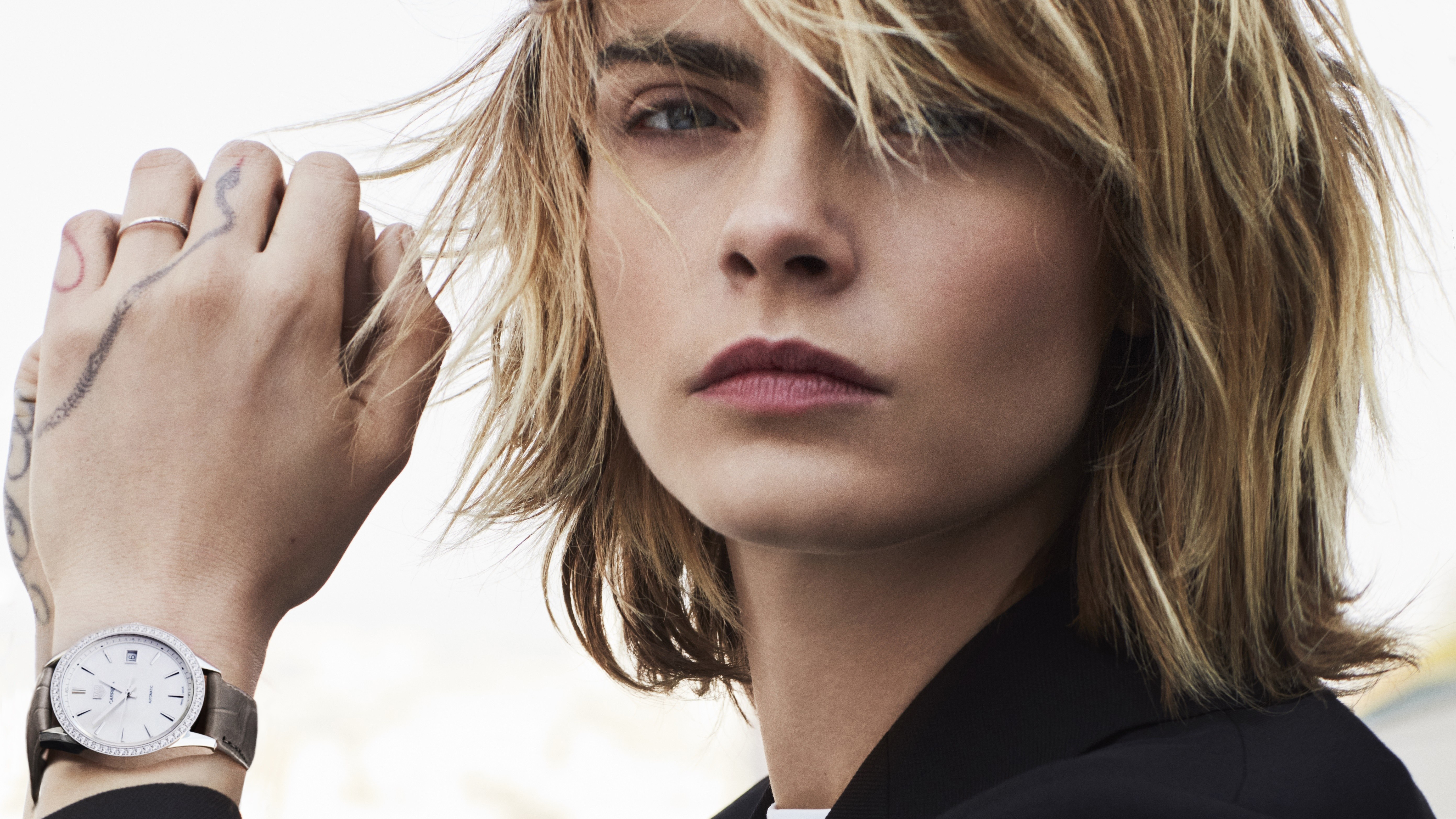 Tag Heuer Carrera Lady Cara Delevingne - HD Wallpaper 