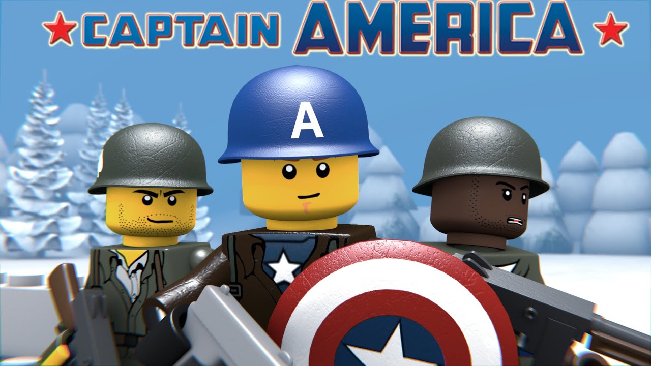 Capitan America Lego Wwll - HD Wallpaper 
