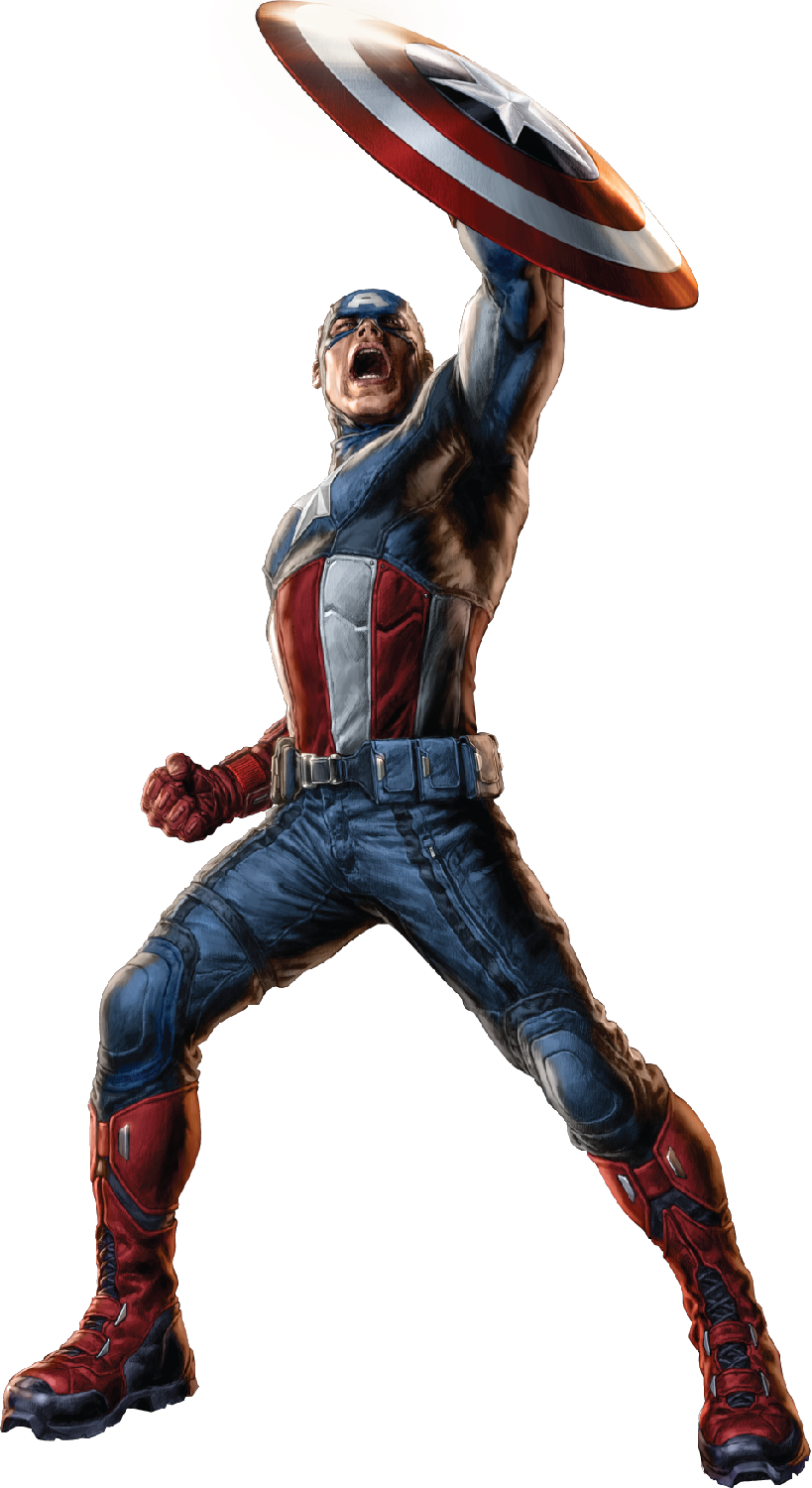 Captain America Png File - Captain America With Shield Png - HD Wallpaper 