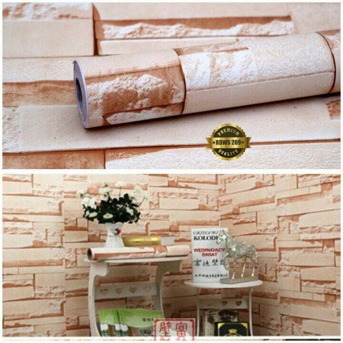 Batu Alam Warna Krem - HD Wallpaper 