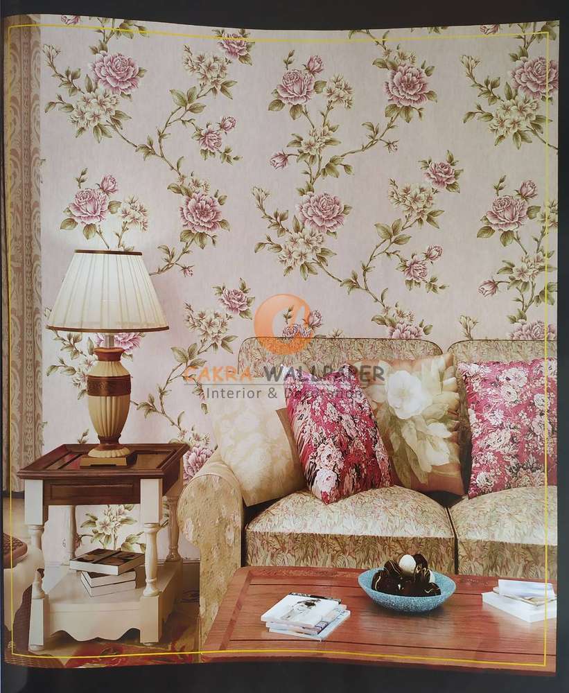 Wallpaper Dinding Premium Motif Bunga 2 Vintage Charm - Wallpaper - HD Wallpaper 