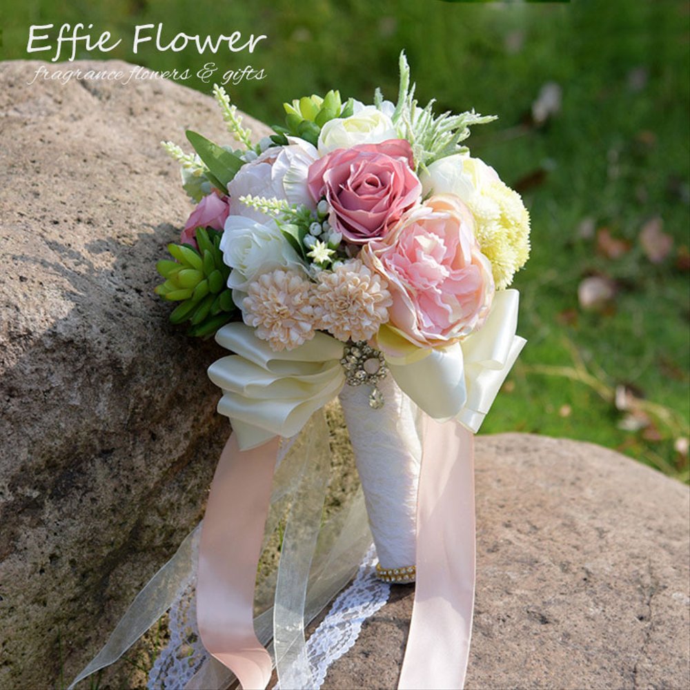 Bunga Tangan Untuk Pernikahan - Flower Bouquet - HD Wallpaper 