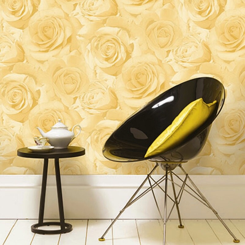 Behang Chivasso Gold Butterfly - HD Wallpaper 