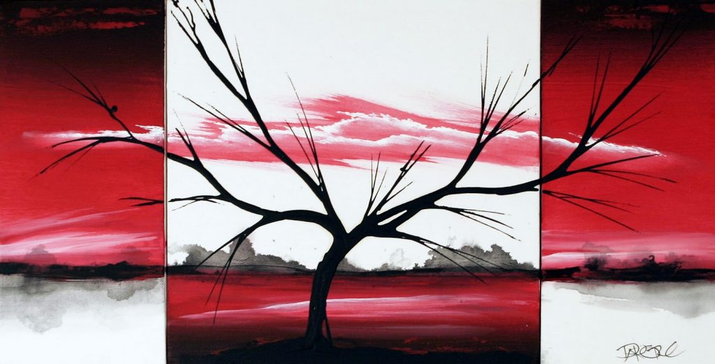 Black White And Red Canvas Hd Wall Art D Pic Hwb36621 - Black And White Red Art - HD Wallpaper 