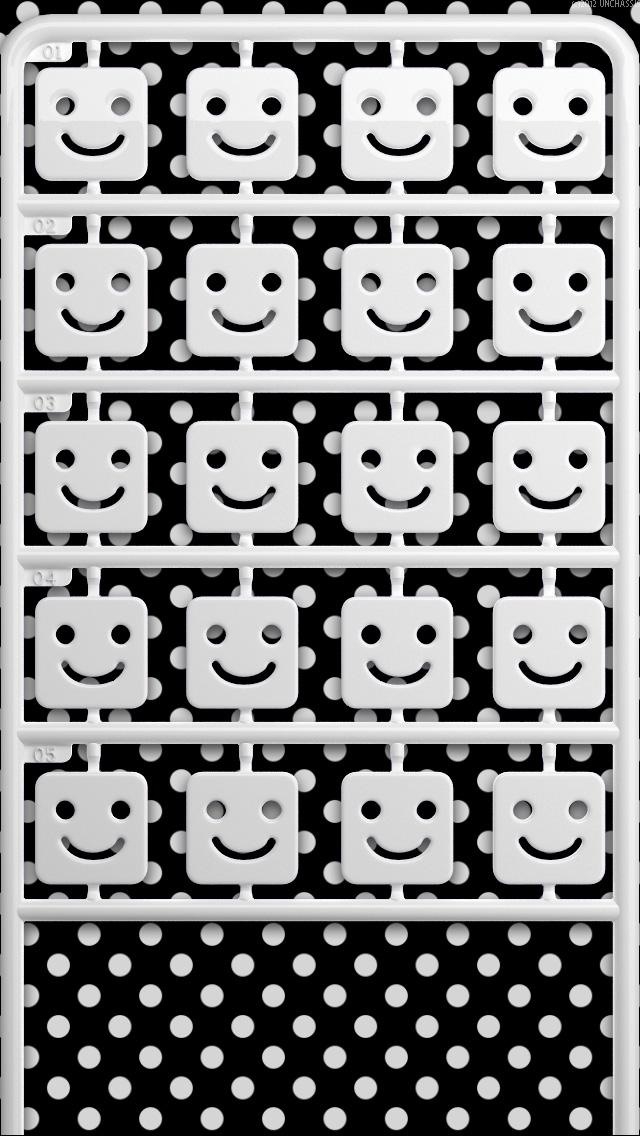 Black And White Dot Smiley - Circle - HD Wallpaper 