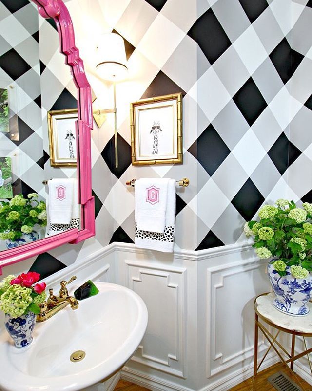 Fun Bathroom Wallpaper - Decoración De Bano Con Papel Tapiz - HD Wallpaper 