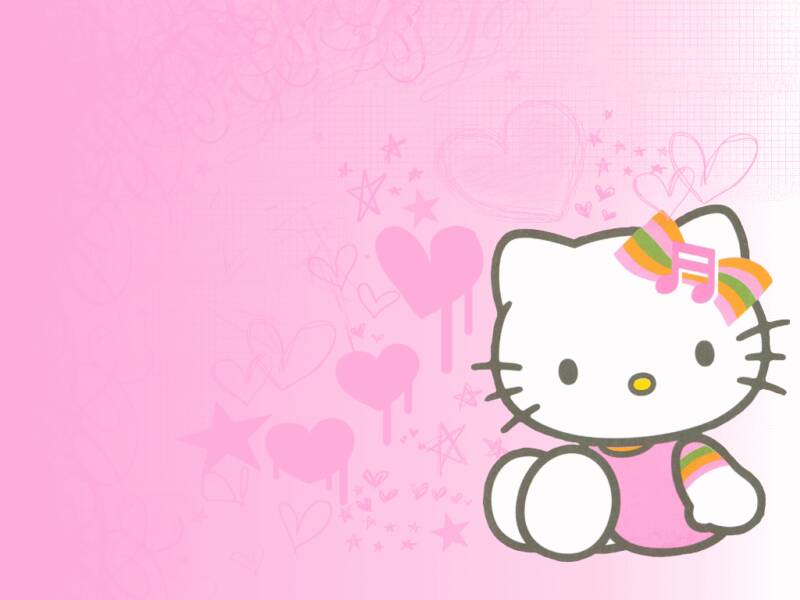 Pink Hd Abstract Hello Kitty Most Beautiful And Cute - Hello Kitty - HD Wallpaper 