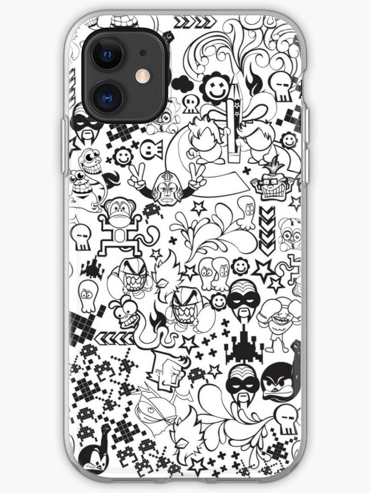 Doodle Black And White - 750x1000 Wallpaper 