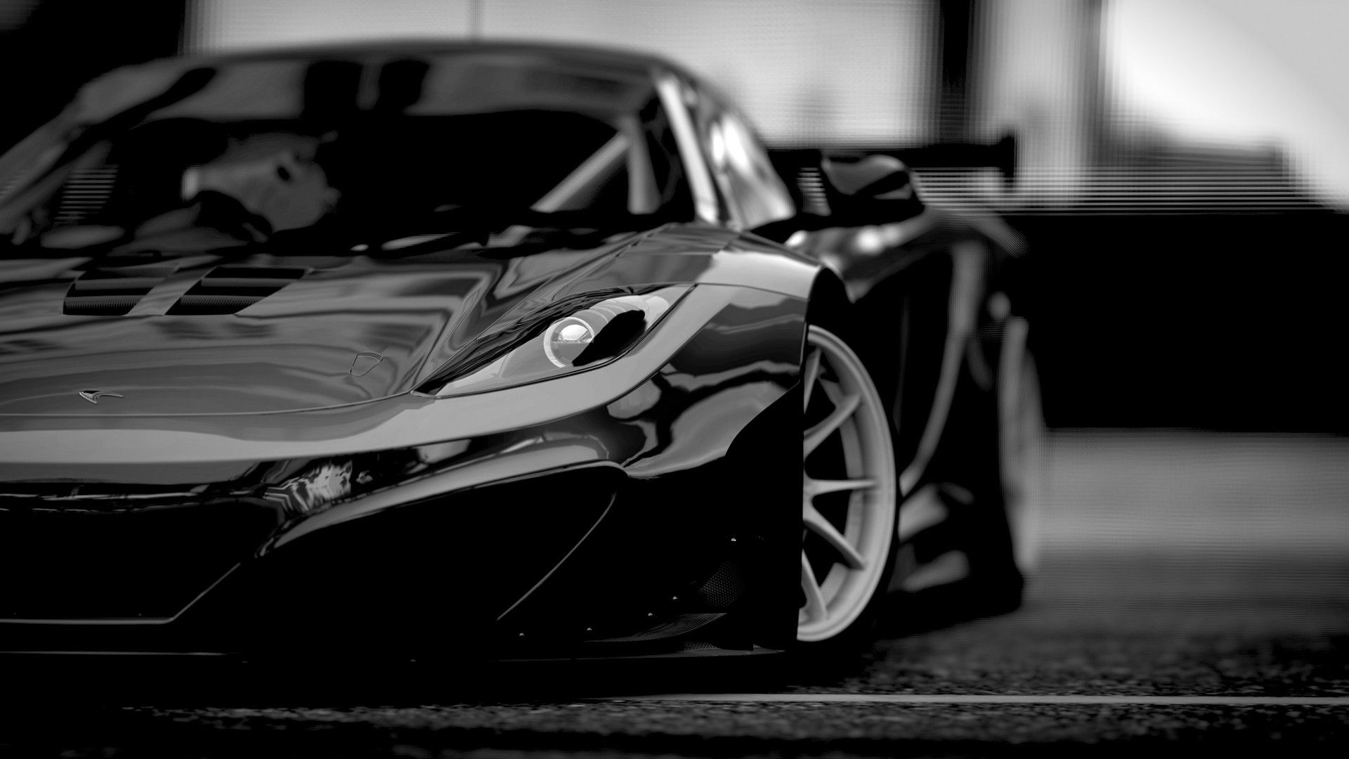 Black Hot Cars Wallpaper 24 Desktop Background - Car Photo Black And White - HD Wallpaper 