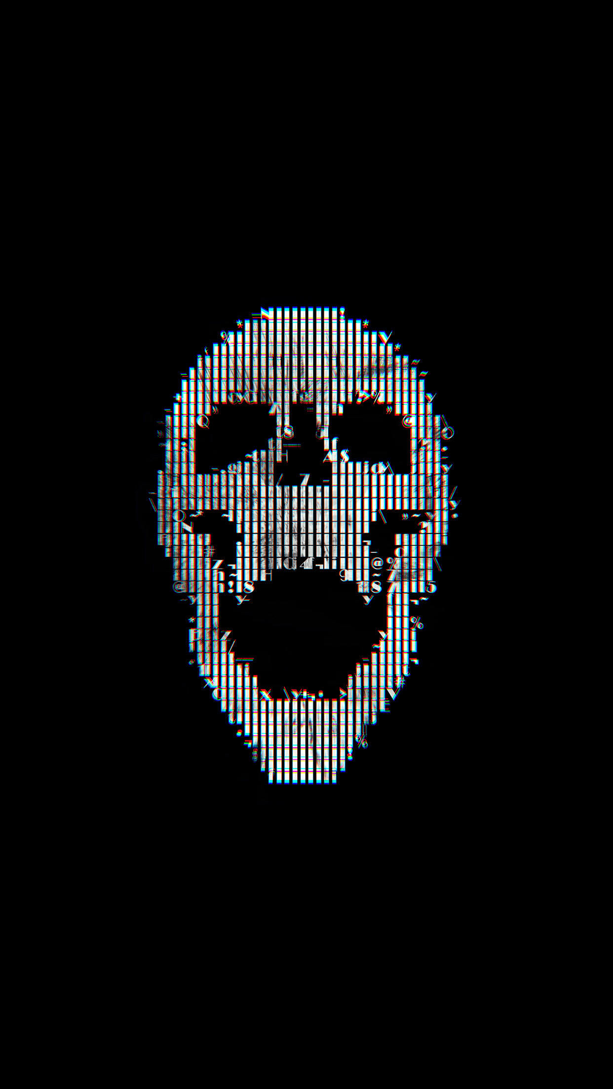 Abstract Skull - HD Wallpaper 
