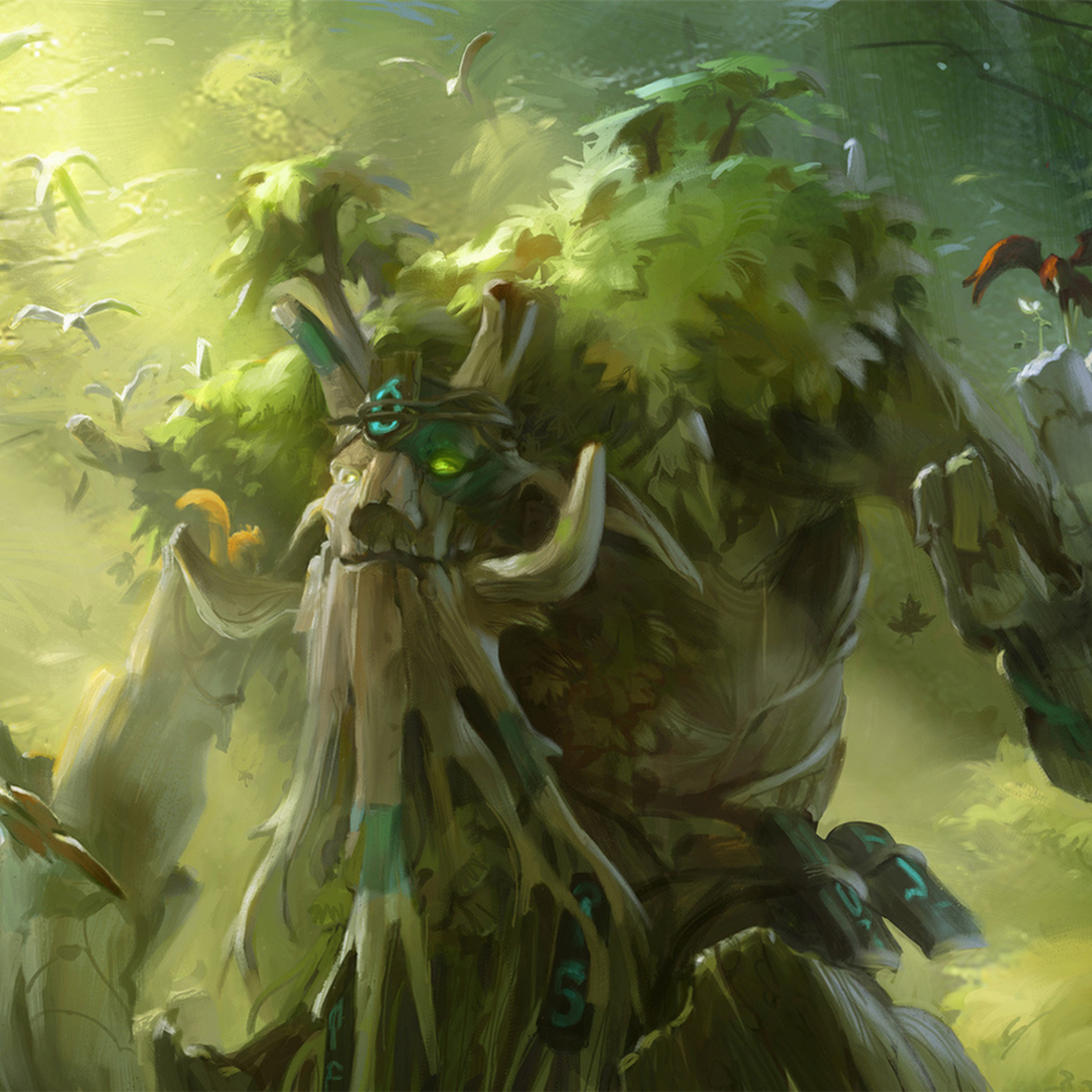 Treant Protector Dota 2 - HD Wallpaper 