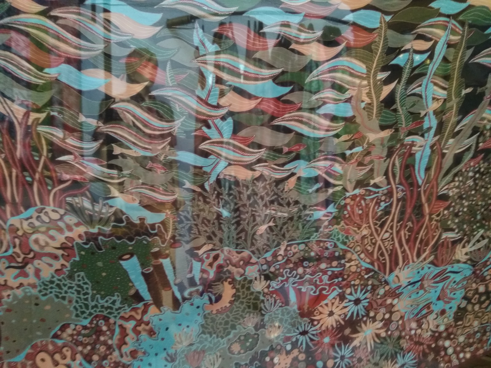 Batik Bercerita Motif Taman Laut Bunaken - Floral Design - HD Wallpaper 