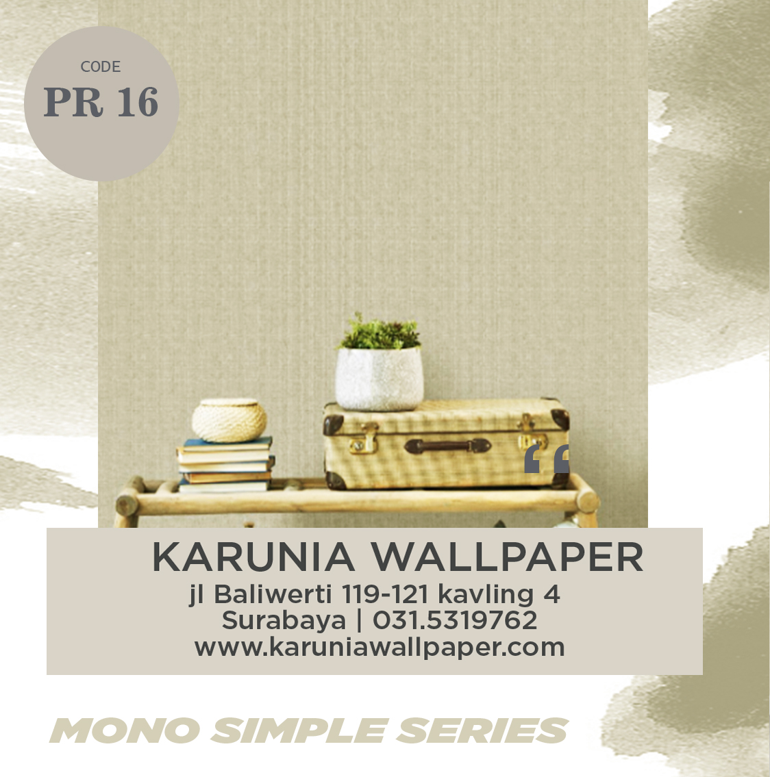 Jual Wallpaper Dinding Krem Karuniawallpaper - Interior Design - HD Wallpaper 