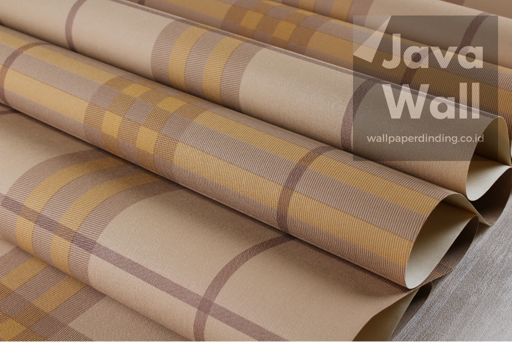 Surabaya Wallpaper Dinding Murah Lux Elegan Garis Kotak - Bed Sheet - HD Wallpaper 